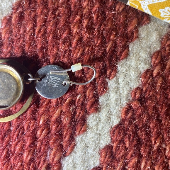 Sterling silver and brass earrings - Picture 4 of 4